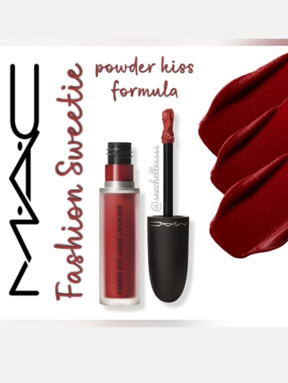 MAC Cosmetics Fashion Sweetie Powder Kiss Liquid Lipstick Brand New In Box